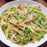 細切り野菜炒め with 麻婆豆腐の素